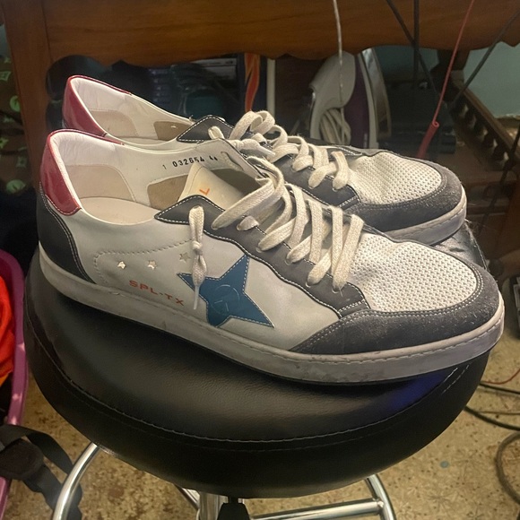 Sepol Estrella Distressed Leather sneaker- Size 11.5 - Picture 1 of 3